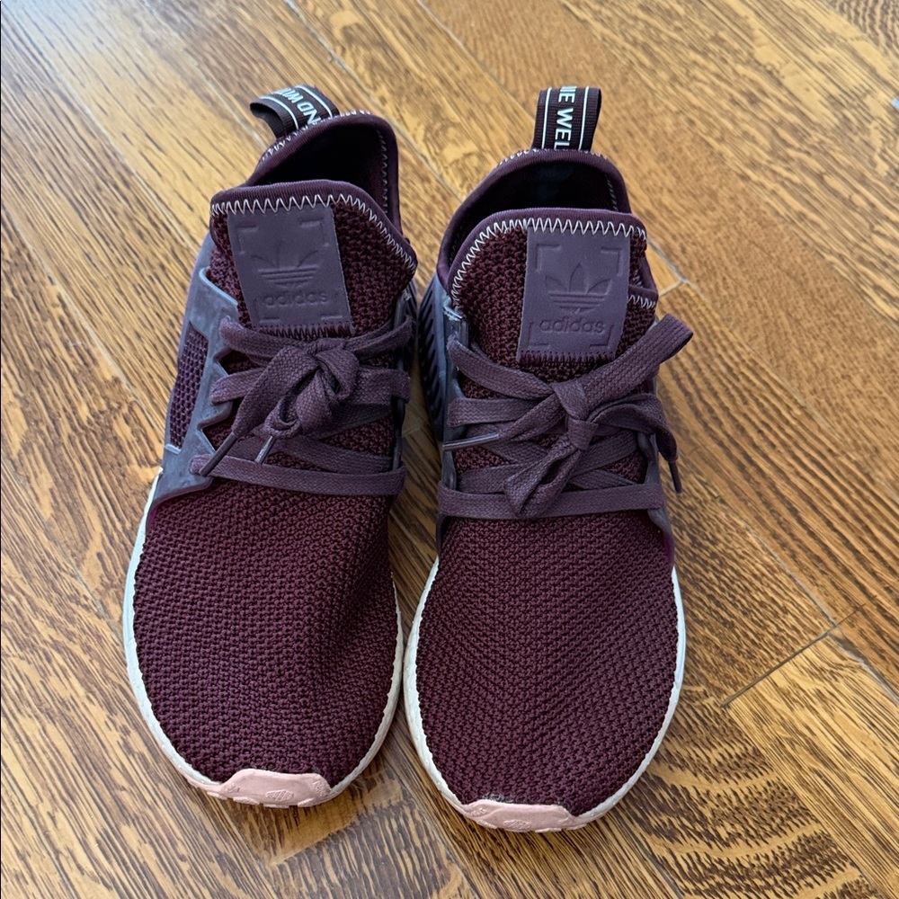 Adidas Maroon Athletic Shoes